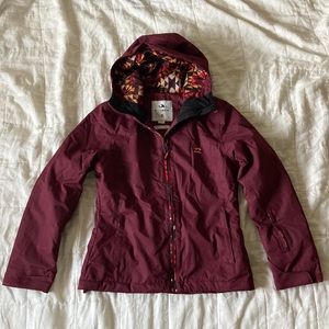 NWOT Billabong Ski Snowboard Burgundy Outerwear Collection Jacket